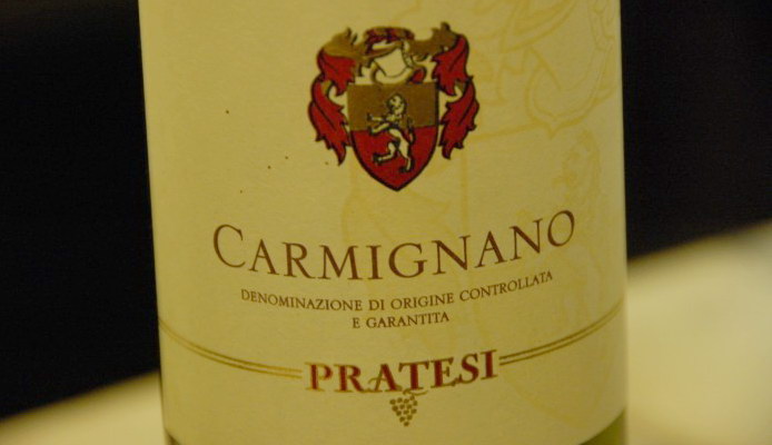 Этикетка вина Карминьяно