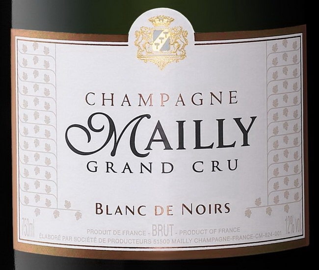 Этикетка шампанского Grand Cru