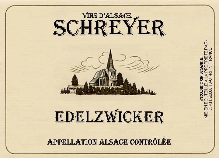 Этикетка вина Эдельцвикер
