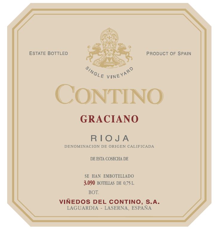Риоха из сорта Грасиано от Contino