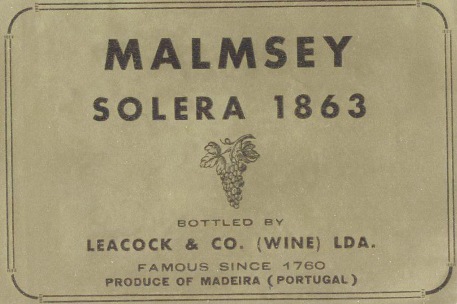 Вино Малмси (мальвазия) острова Мадейра