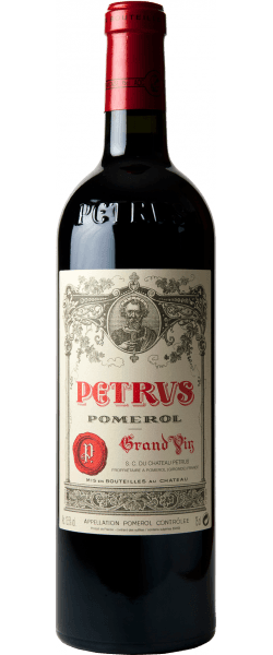 Бутылка вина Петрюс