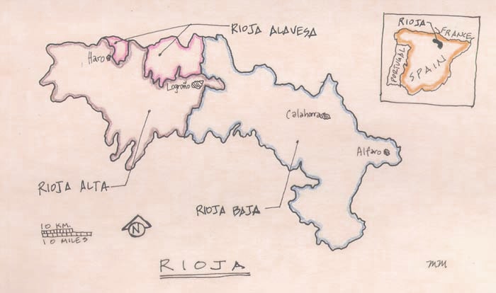 Суб-регионы Риохи