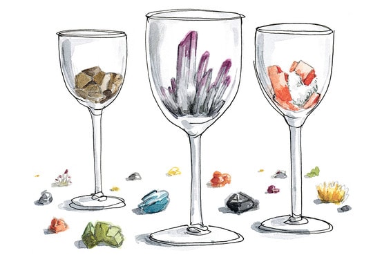 Виды минеральности вина